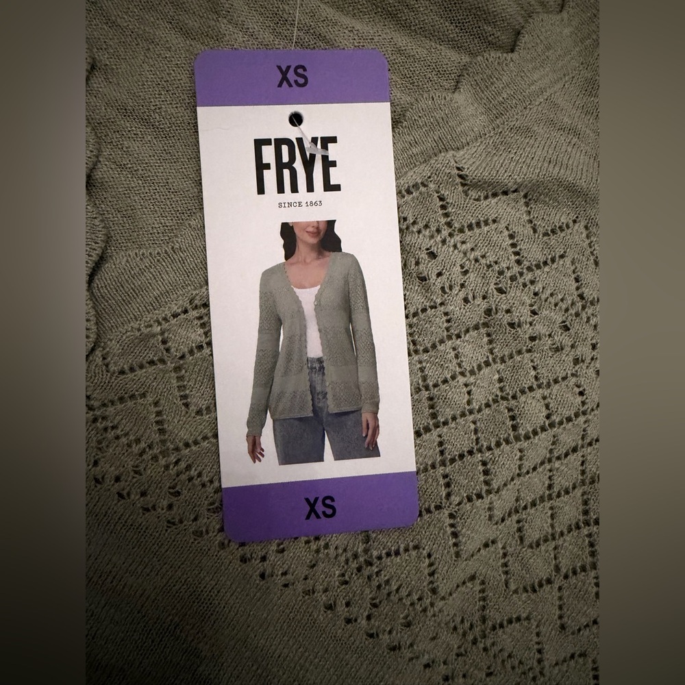 Frye Women's Olive Cardigan